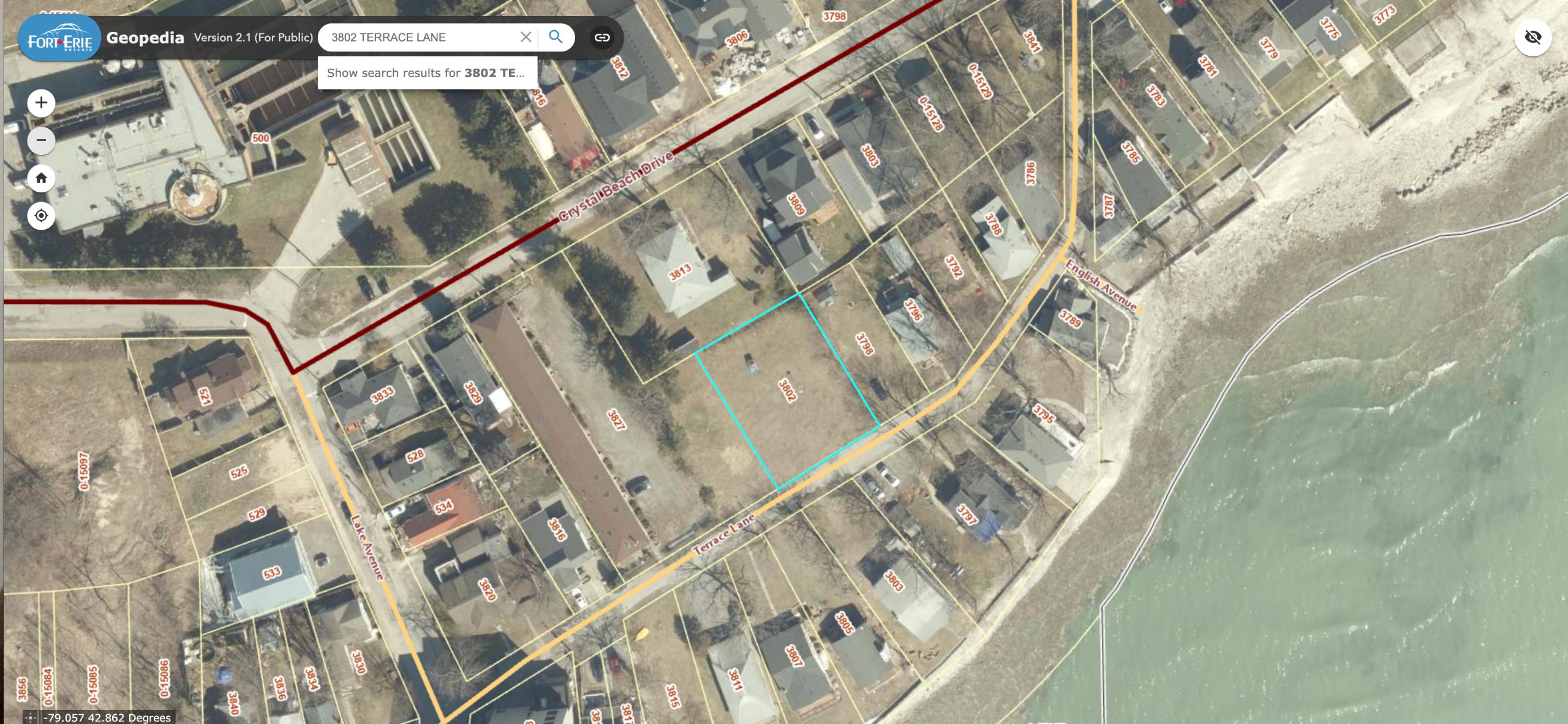 3804 Terrace Lane. Lot 30 and Lot 29.