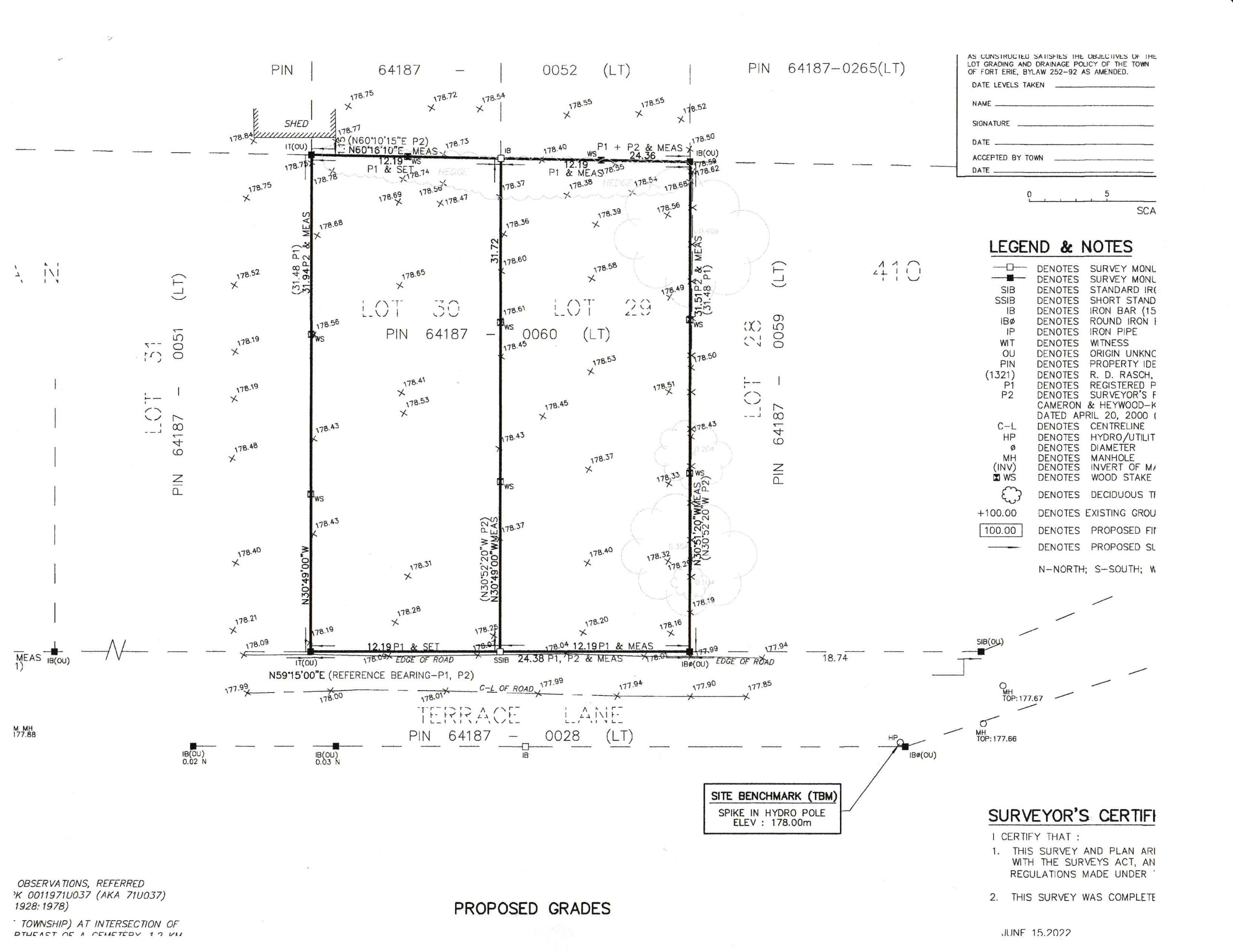 3804 Terrace Lane. Lot 30 and Lot 29.